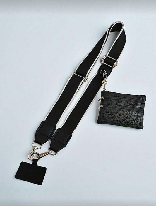 Black Phone Strap