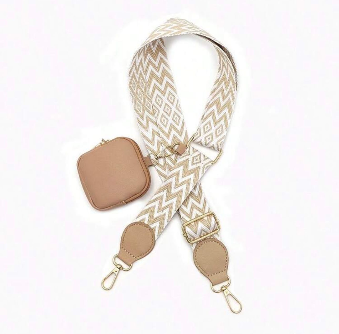 Khaki Pattern Phone Strap