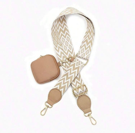Khaki Pattern Phone Strap